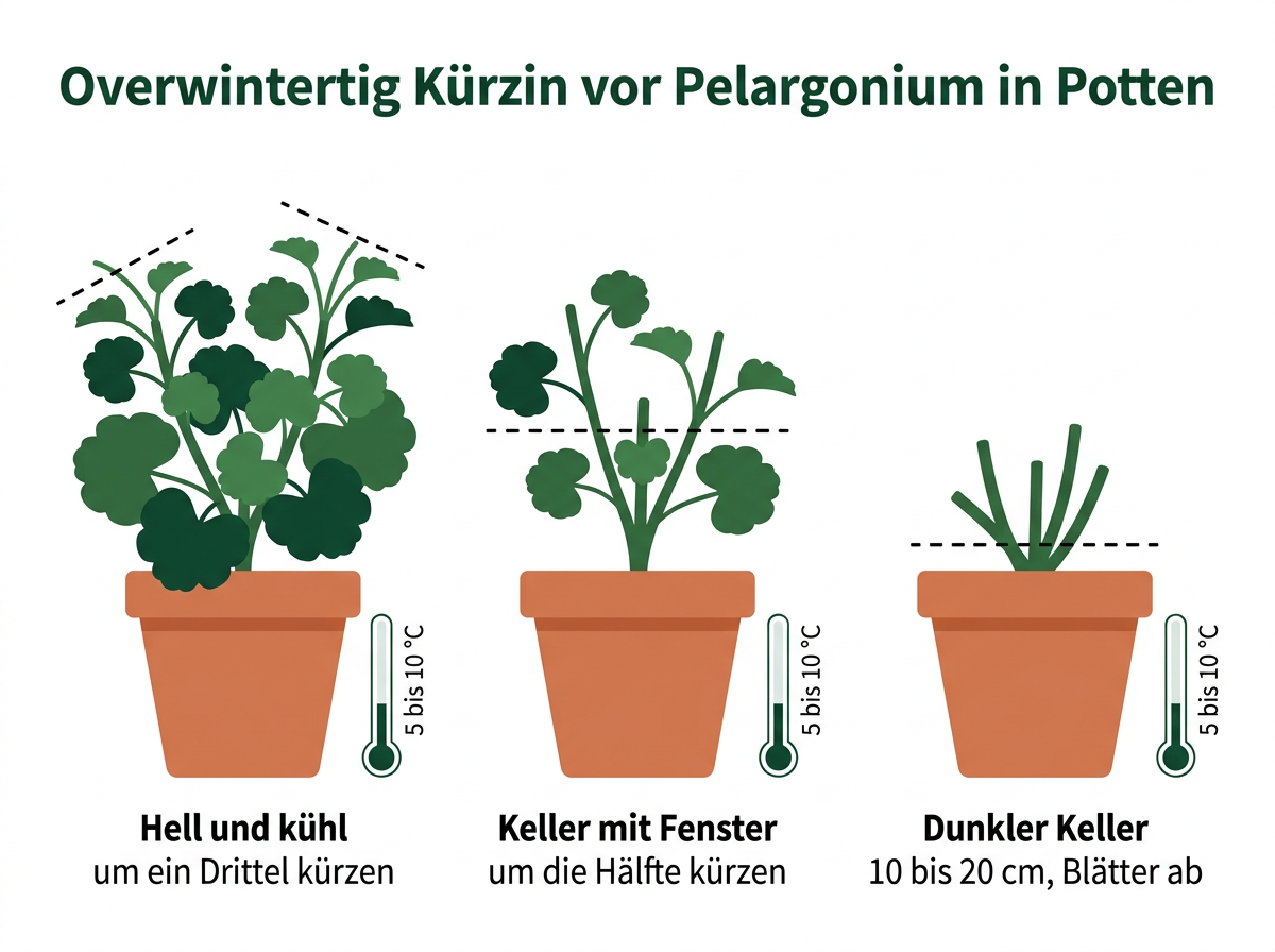 Rückschnitt im Herbst: Je dunkler das Quartier, desto stärker wird geschnitten.