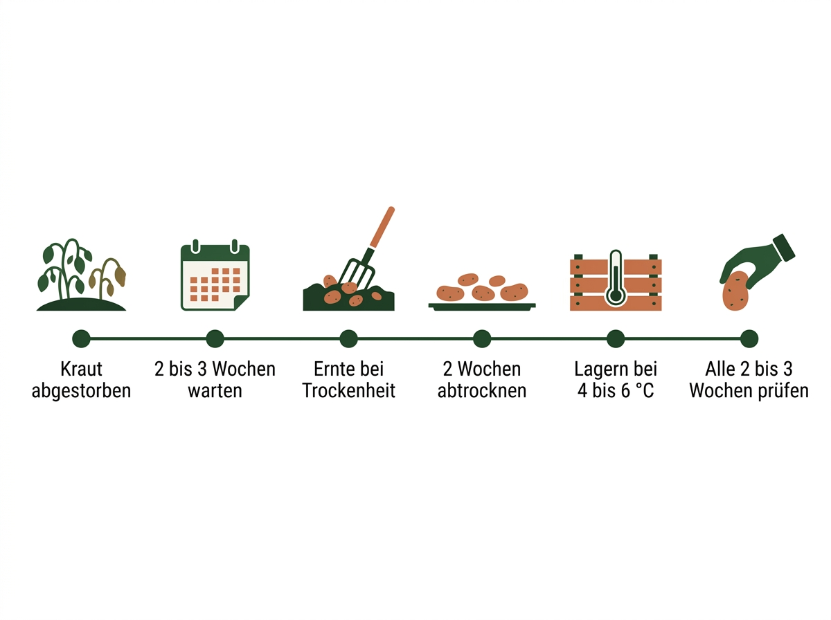 Von der Ernte bis ins Winterlager: die Schritte in der richtigen Reihenfolge.